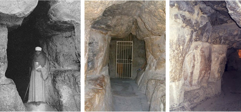 Entrée du Passage de Al Mamoun de la Grande Pyramide de Khéops Egypte